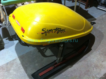 Сани SPORT BOX желтые