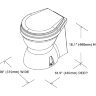 Унитаз с электрической помпой 12V