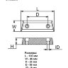 Анод цинковый Martyr, транцевых сборок Volvo Penta SP/DP/290