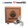 Винт гребной  Skipper для Tohatsu 9.9-18HP, диаметр 9,25" нержавеющий, лопастей - 3, шаг 12"