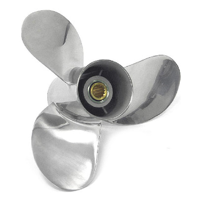 Винт гребной  Skipper для Tohatsu 9.9-18HP, диаметр 9,25" нержавеющий, лопастей - 3, шаг 12"