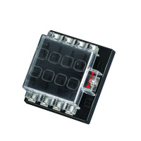 Панель предохранителей AAA с быстроразъемной клеммной колодкой c болтами, 8 бандов