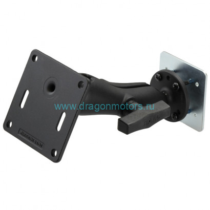RAM-101-2461-225BU крепление RAM VESA 75 мм, муфта 140 мм, круг, основание, шары 38 мм (1,5)