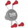 RAP-UN-CAP-4-REDU наконечник RAM X-Grip резиновый для креплений, 4 шт, цвет красный