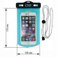Водонепроницаемый чехол OverBoard OB1106A - Waterproof Large Phone Case (Aquamarine)