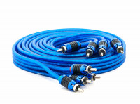 Межблочный кабель 4RCA-4RCA, 5 метров, витая пара, 2 экрана, медь, SWAT - SIP-450