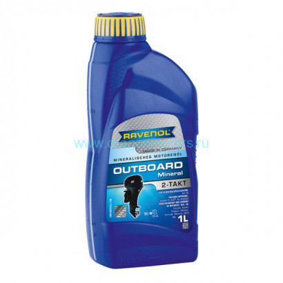 Моторное масло для 2Т лодочных моторов RAVENOL Outboard 2T Minera