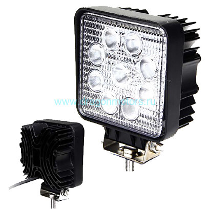 Фара SPOT 10-30V 4" 1890Lm IP67 Белый свет,(9led-3w epistar)
