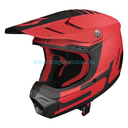 Шлем SCOTT 350 EVO Plus Team ECE - red/black