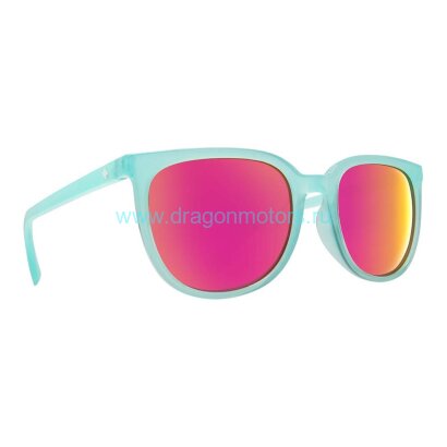 Очки солнцезащитные Spy Optic Colada - Matte Translucent Gray Gloss Black/Rose with Burgundy Flash Mirror