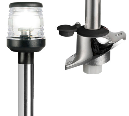 Клотиковый огонь на съемной стойке 600 мм, черный пластик (10237447)