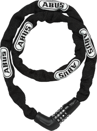 Цепь с замком для велосипеда Abus Steel-O-Chain 5805C/110, чёрный