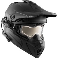 CKX Шлем + очки с электрической линзой TITAN Airflow Matt black