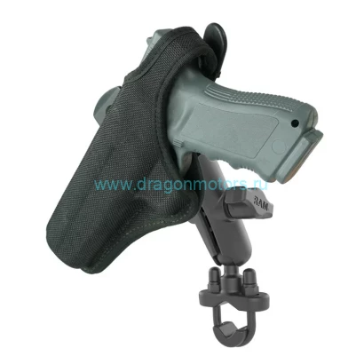 RAM-B-149Z-GUN1U универсальное мото крепление RAM для пистолета в кобуре