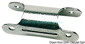Osculati 48.420.61 - Шарнир SS для лестничной трубки ? 25 мм