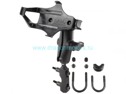 RAM-B-174-GA7U крепление RAM на мото бачок и руль для Garmin GPSMAP 276C и др.