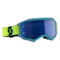 Очки SCOTT Fury - teal blue/neon yellow electric blue chrome