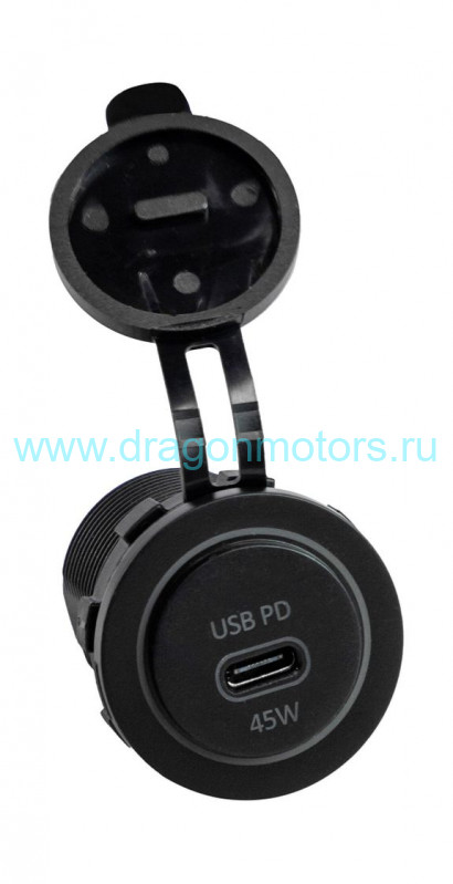 Разъем USB PD Type-C, 45 Вт: AS237