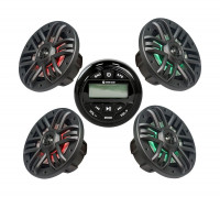 Морская аудиосистема MRH-833B, M165MR (2 компл), Marine Rocket