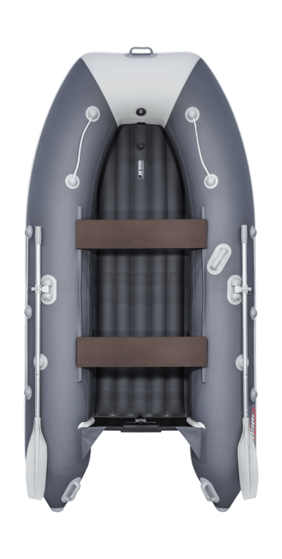 Надувная лодка ПВХ, Таймень LX 3200 НДНД, графит/светло-серый