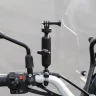 Крепление N-Star для экшн камер GoPro и др. на руль мотоцикла, трубу. Муфта 95 мм (NS-AC-B9-BTB)