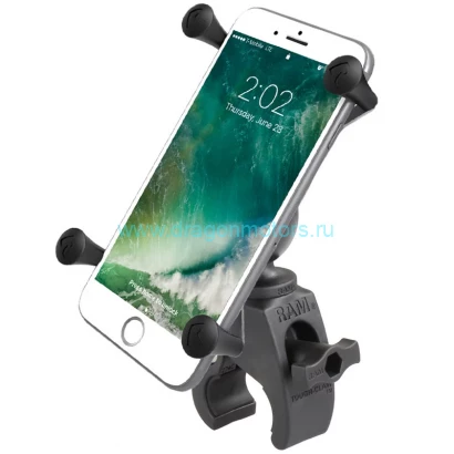 RAM-HOL-UN10-400U крепление RAM X-Grip для больших смартфонов, струбцина Tough-Claw малая
