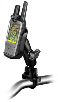 RAM-B-149Z-GA47 Двойное шарнирное крепление RAM на руле с U-образным болтом для Garmin Rino 610, 650 и 655t