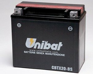UNIBAT Аккумулятор YTX20-BS, BMCBTX20BSU