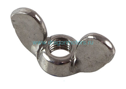 Гайка-барашек А4 DIN315 М6 немецкий тип