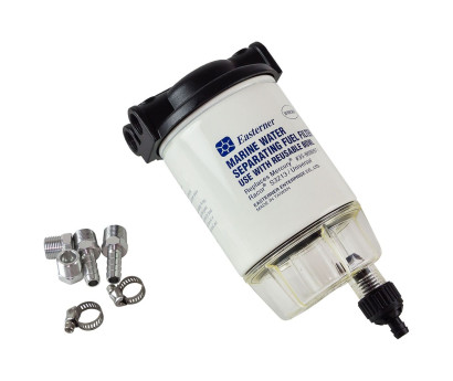 Фильтр топливный 10 мк с креплением и водосборником (малый)