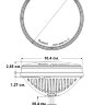 Фара головного света 7" DOT (1 шт.)