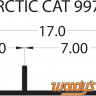 Коньки woodys для Arctic Cat BC Z1-570XT HSA-9975, 2703-375, 0703-871, 1703-218 без вставок