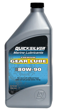 Минеральное трансмиссионное масло QUICKSILVER PREMIUM SAE 80W90, 0,946 л. (10245623)