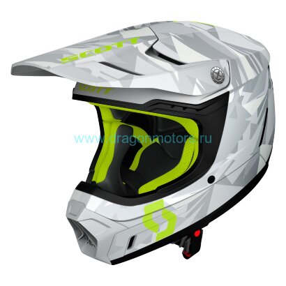 Шлем SCOTT 350 EVO Camo ECE - grey/yellow