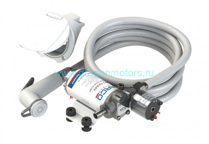 Комплект душа с гидрофором Marco SP2, 12/24 В, 10 л/мин, 29 PSI (2 бар)