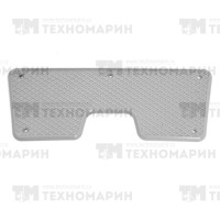 Накладка на транец 308х102 мм, серый пластик