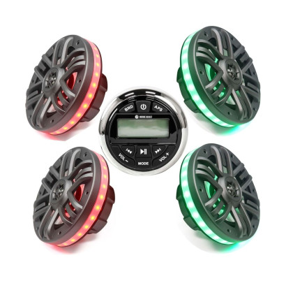 Морская аудиосистема MRH-833S, M165KMR (2 компл), Marine Rocket