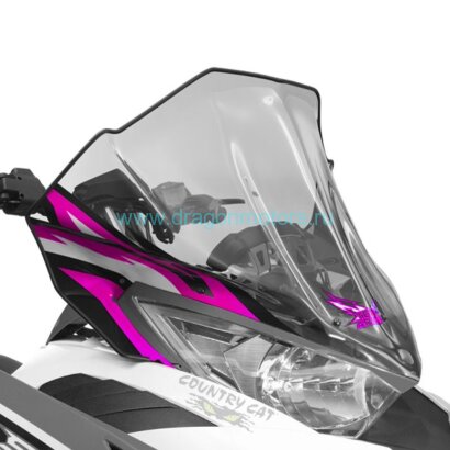 Стекло ветровое Arctic Cat 14" ZR, M, XF 4000, 5000, 6000, 8000, 9000, F, M, XF 800, 1100, 1100T (Розовый)