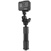 RAP-425-4-A-GOP1 крепление RAM Tough-Pole 23 см штанга на салазки для экшн камер, шары 25 мм (1)