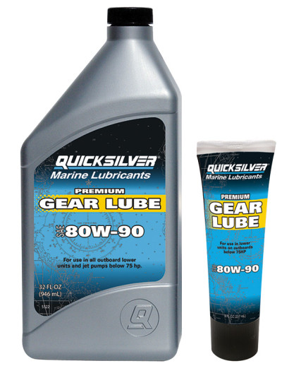 Минеральное трансмиссионное масло QUICKSILVER PREMIUM SAE 80W90, 0,237 л. (10245622)