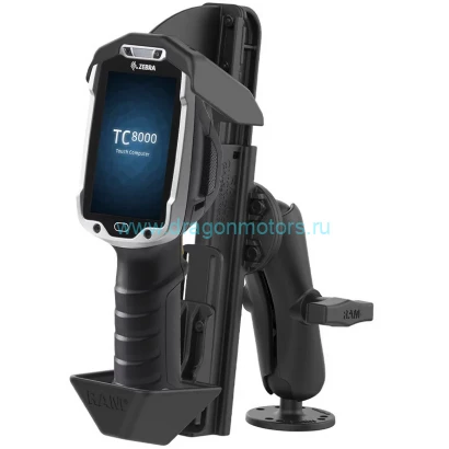 RAM-101-ZE9U Крепление RAM Quick-Draw  Drill Down для Zebra TC800 / 8300