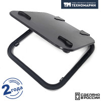 Люк палубный безрамный Пеликан 425x425 R75 (черное исполнение)