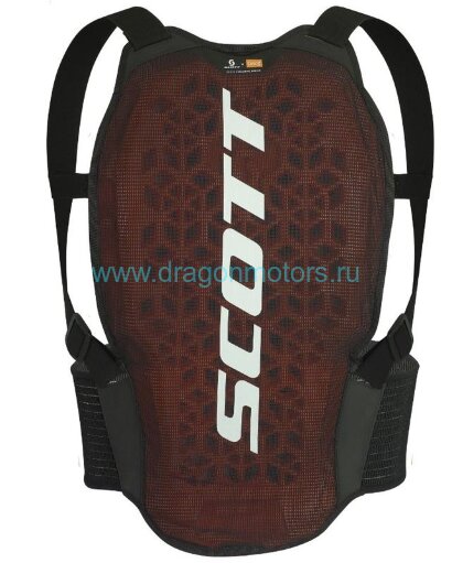 Защита спины детская SCOTT AirFlex Jr Back Protector - black/grey