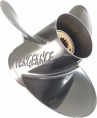 16319A46 Гребной винт MERCURY Vengeance для моторов 135-350 л.с., 3x13-3/4x21, левое вращение, сталь OEM: 48-16319A5/16319A4/16319A45 (оригинал]