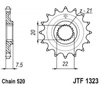 JT звезда передняя JTF1323.13 SC самоочищающаяся