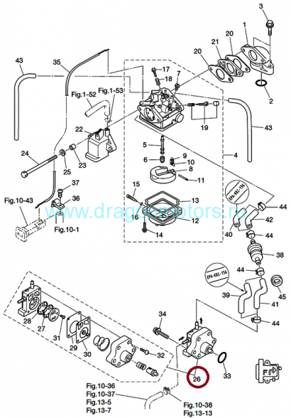 Топливный насос в сборе Tohatsu 3H6-04000-7