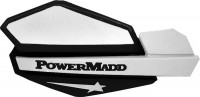 Ветровые щитки для квадроцикла "PowerMadd" Серия STAR, черный/белый