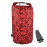 Водонепроницаемый гермомешок (с плечевым ремнем) OverBoard US1005R-Flowers - Waterproof Dry Tube Bag - 20L (Red)