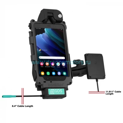 Крепление с замком GDS Tough-Dock для Samsung Tab Active3 с повторителем NFC (RAM-GDS-DOCKL-SAM62CP-NFCU)