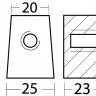 Osculati 43.260.02 - Анод для моторов 40/50 л.с